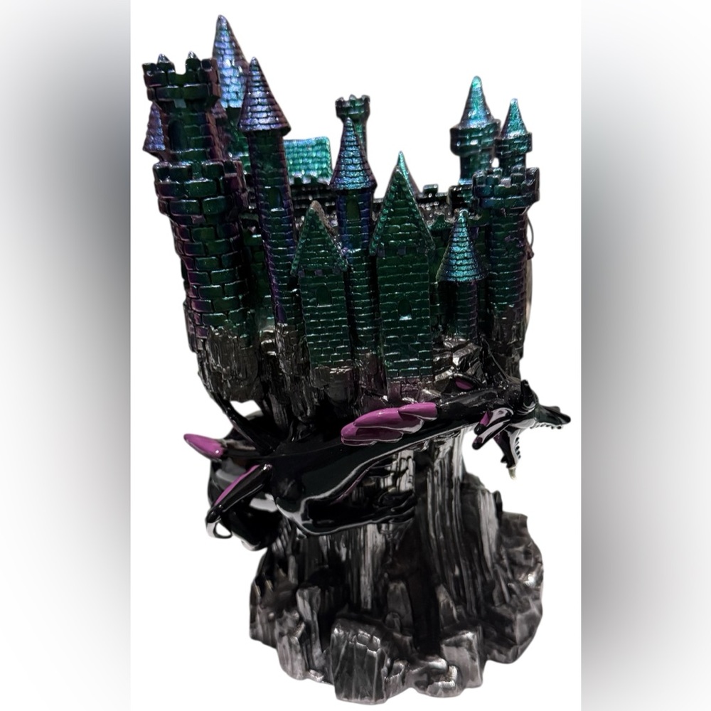 BBW Bundle π Maleficent Dragon Castle Candle Holder w/ Candles & Soap Disney - Picture 15 of 16